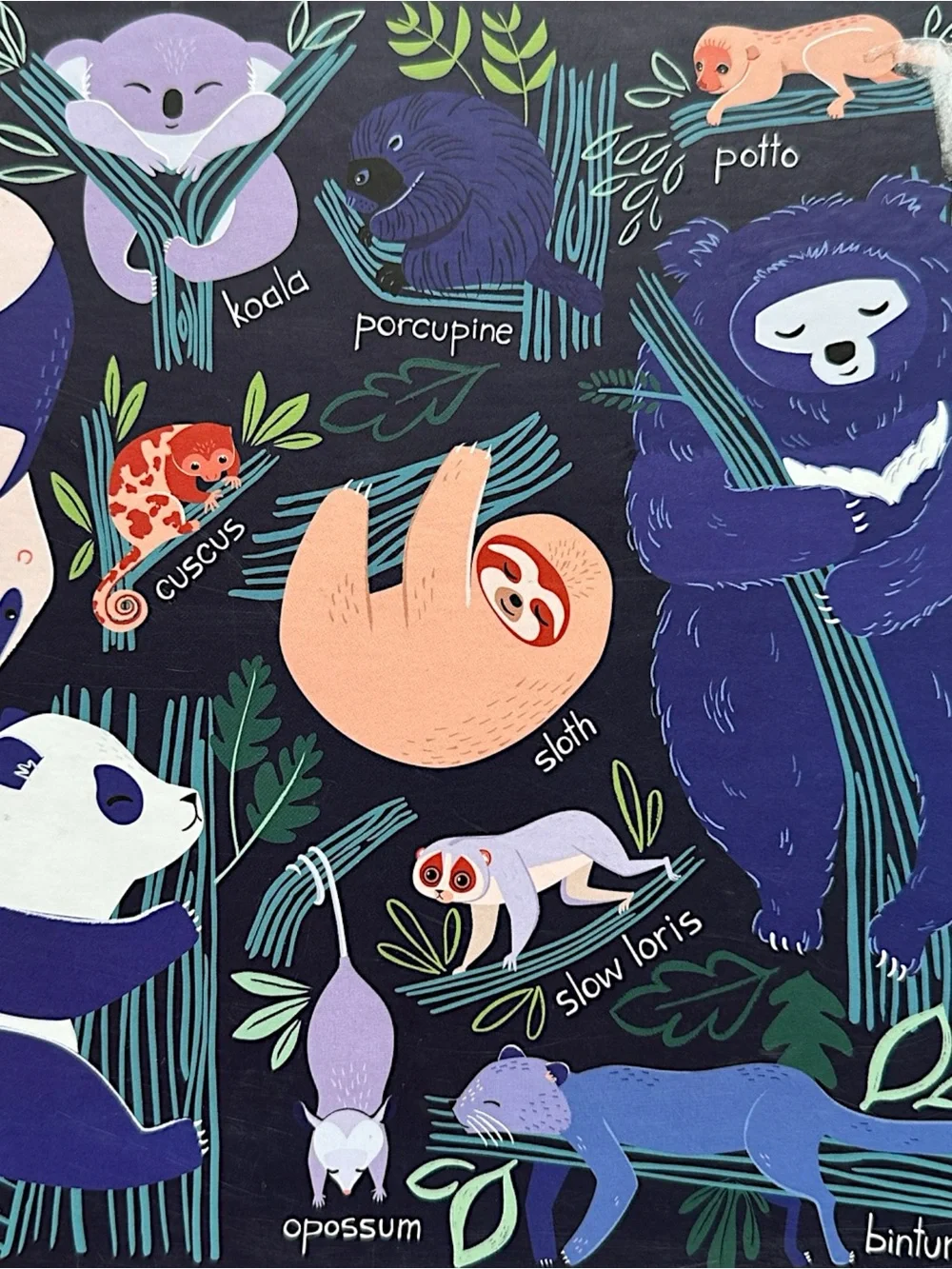 MUDPUPPY TREE-DWELLING SLOWPOKES 500 PIECE PUZZLE